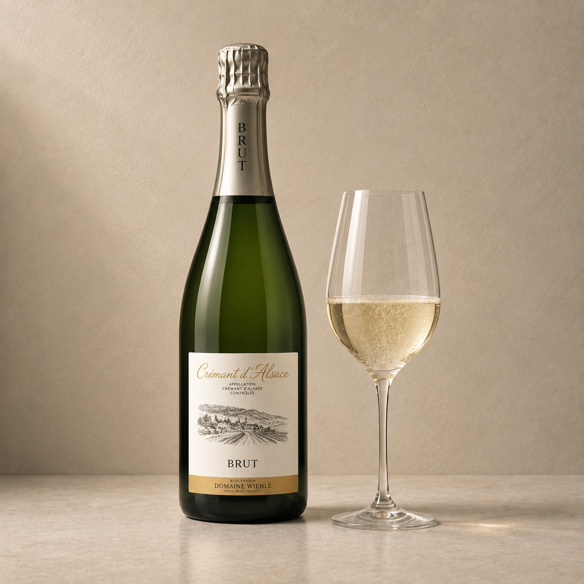 Domaine Wiehle — Crémant d’Alsace Brut, Alsace