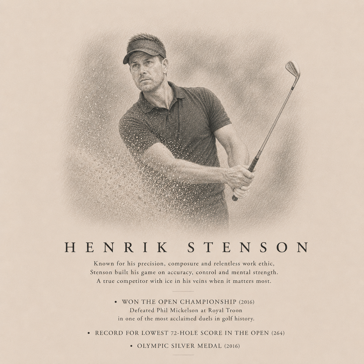 Henrik Stenson — Clos des Garrigues, Côtes du Rhône